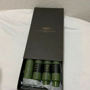 4 Root Candles Timberline collenette 7/8” tempered  base Dark Olive